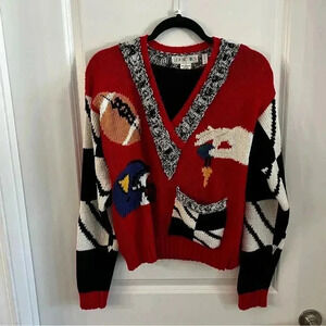 963 Lisa Nichols  Football Sweetheart Couple Pullover Heavy Sweater Taylor Swift